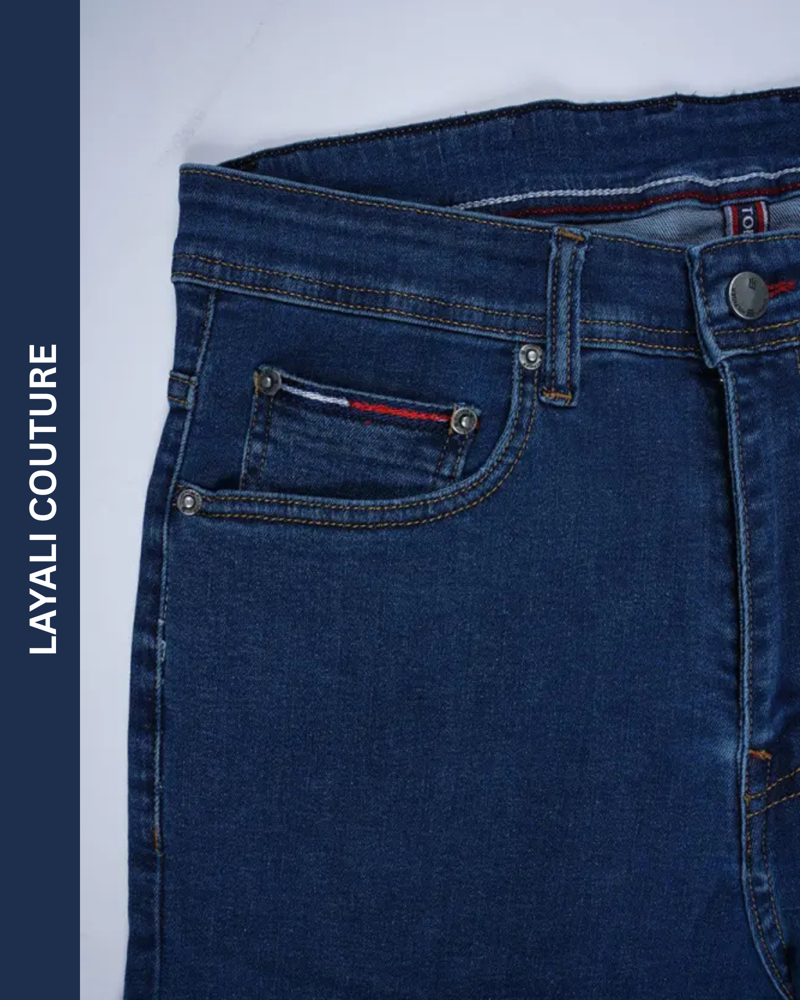 Jean Tommy Bleu – Coupe Normale, Pack Standard.