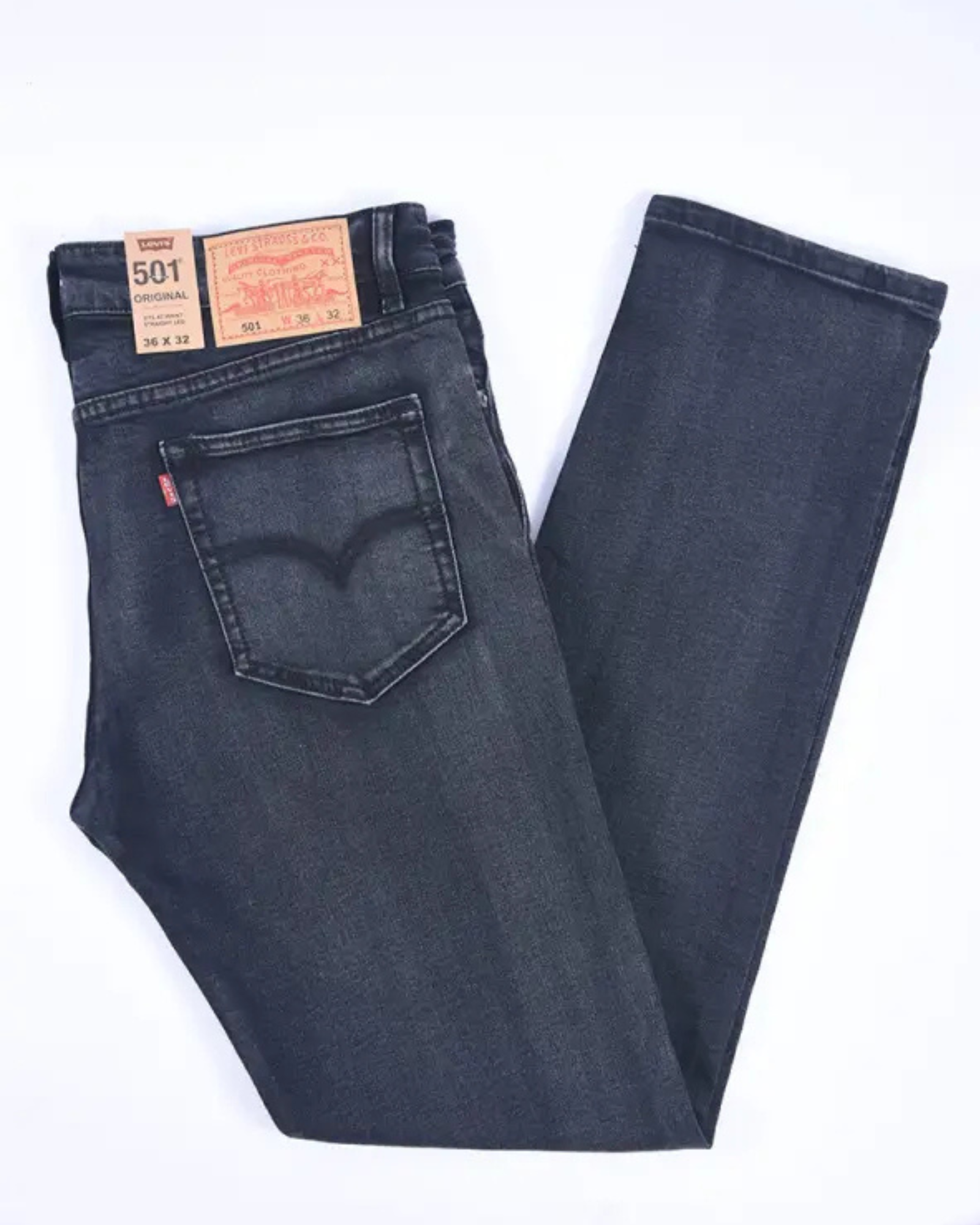 Jean Levi’s – Coupe Normale Noir (100 % Coton)