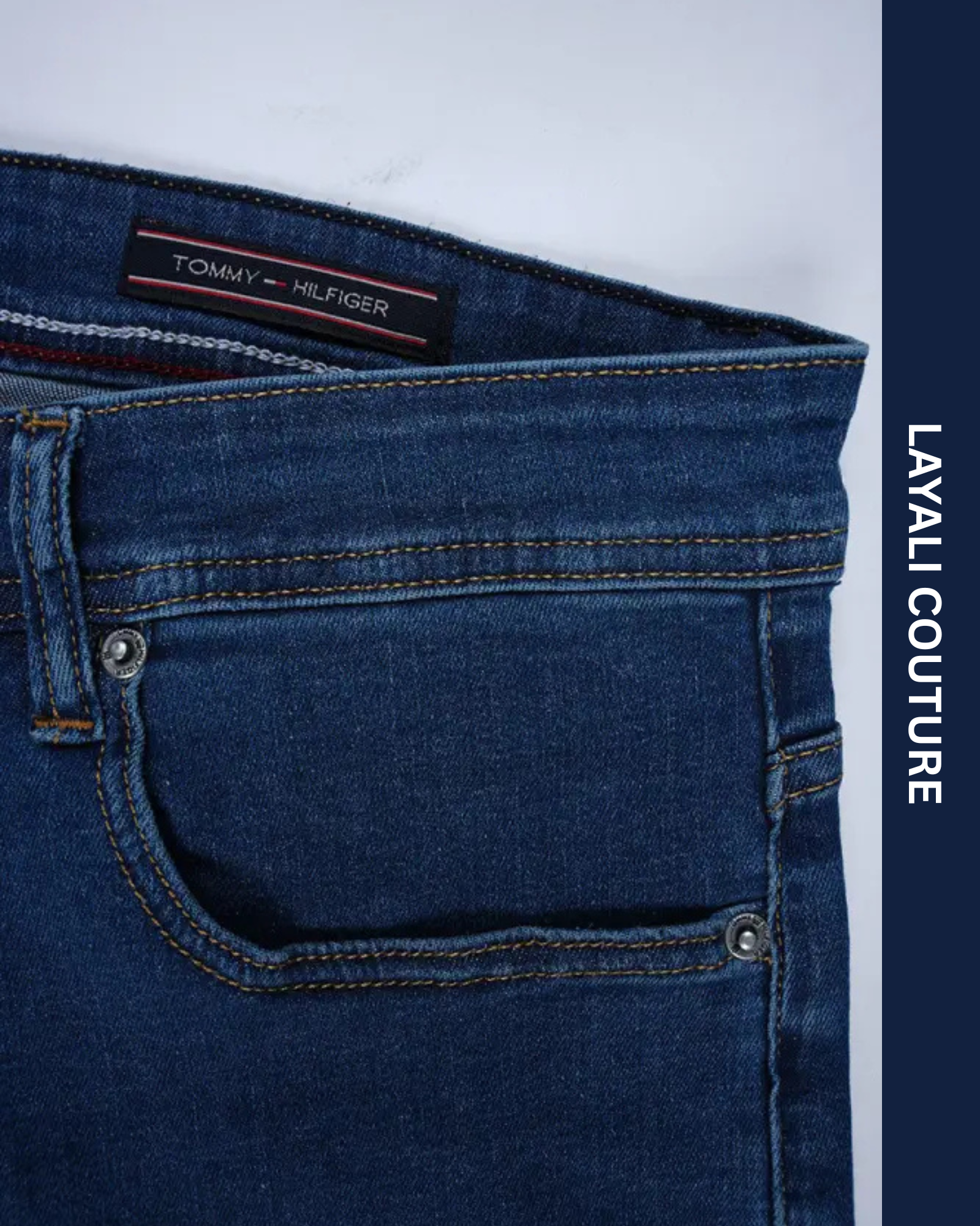 Jean Tommy Bleu – Coupe Normale, Pack Standard.