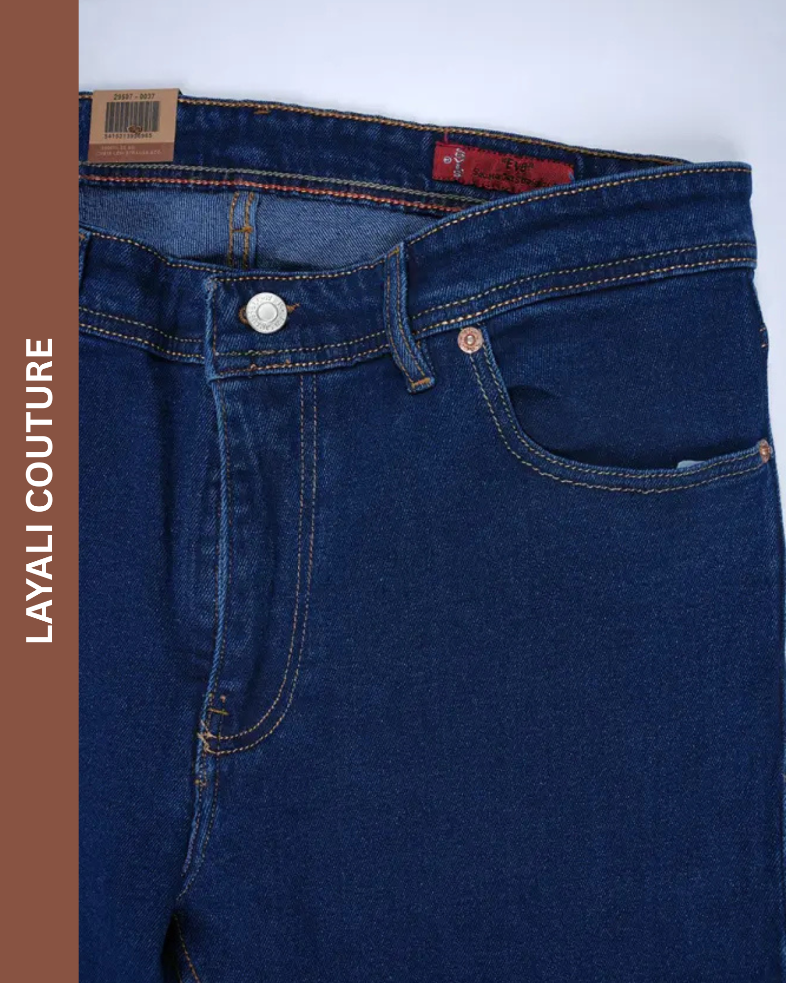 Jean Levi’s – Coupe Normale Bleu Pétrole 100 % Coton.