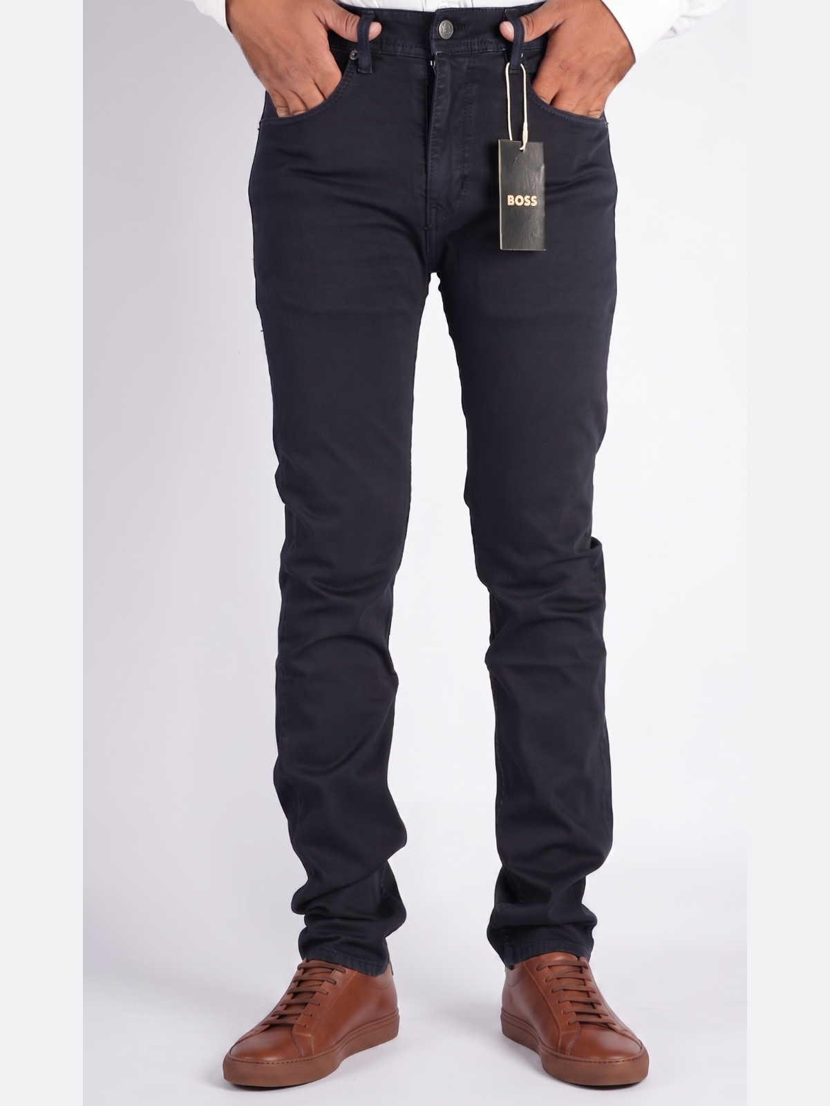 Pantalon Toile Homme 100% Coton Léger – Coupe Droite –  Nouvelle Saison