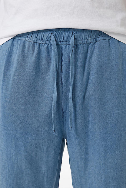 Pantalon Homme en Pur Lin – Léger & Respirant– Style Old Money Été