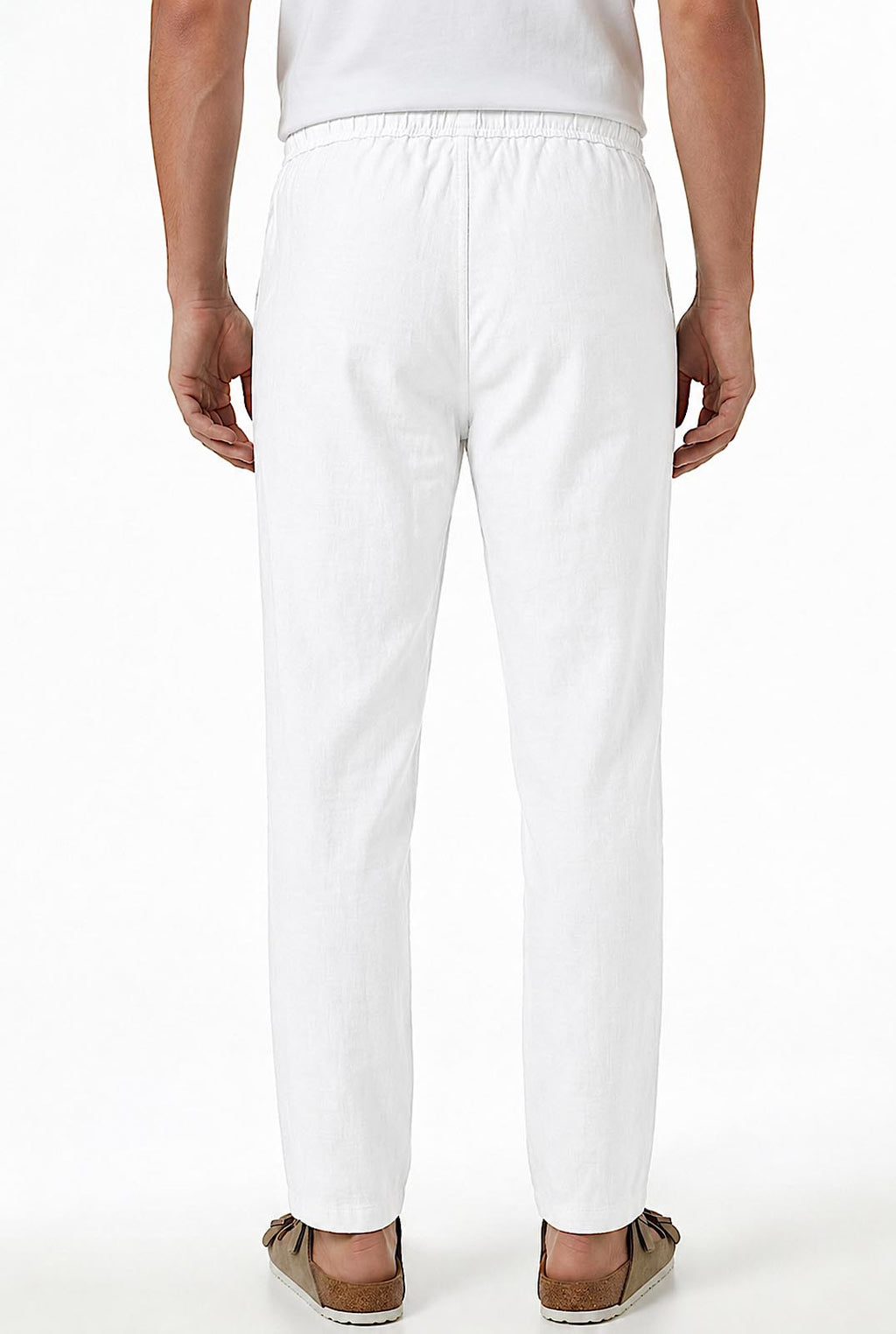 Pantalon Homme en Pur Lin – Léger & Respirant– Style Old Money Été