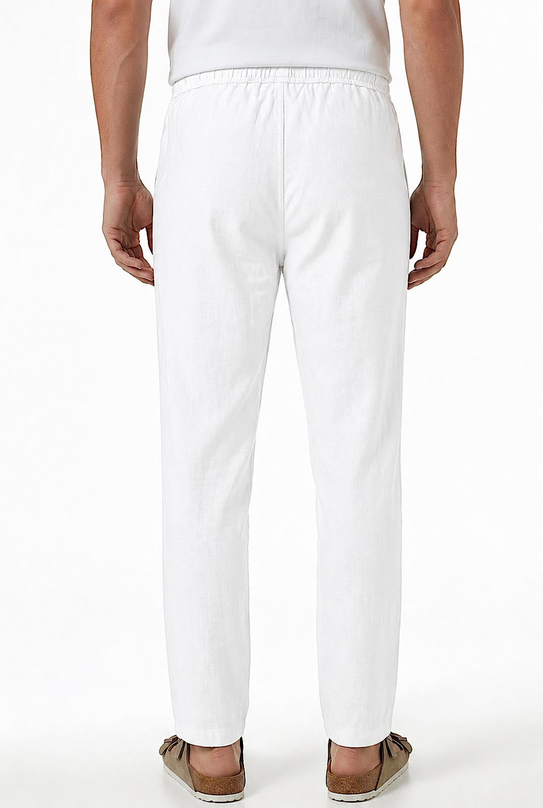 Pantalon Homme en Pur Lin – Léger & Respirant– Style Old Money Été