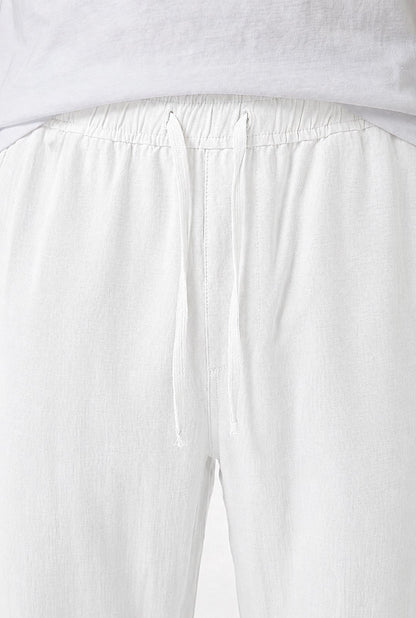 Pantalon Homme en Pur Lin – Léger & Respirant– Style Old Money Été