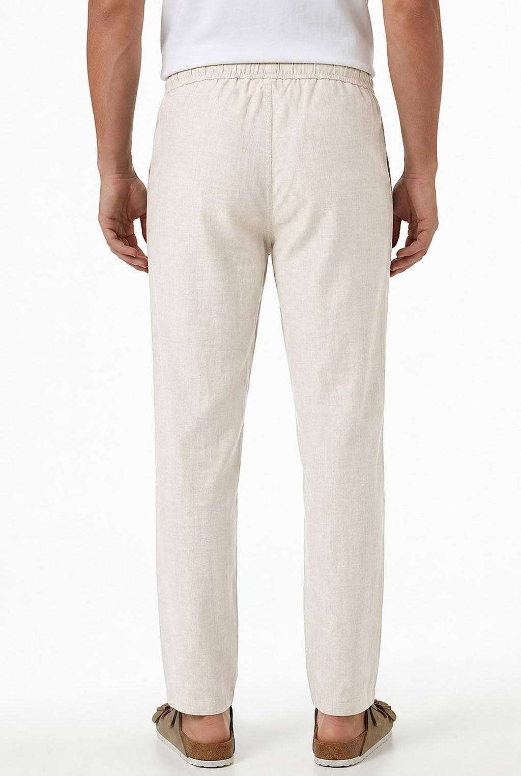 Pantalon Homme en Pur Lin – Léger & Respirant– Style Old Money Été