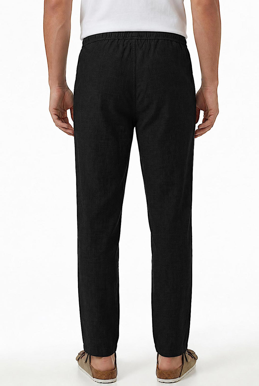 Pantalon Homme en Pur Lin – Léger & Respirant– Style Old Money Été