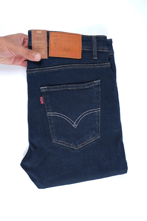 Jean Levi Bleu Pétrole – Coupe Normale 100 % Coton