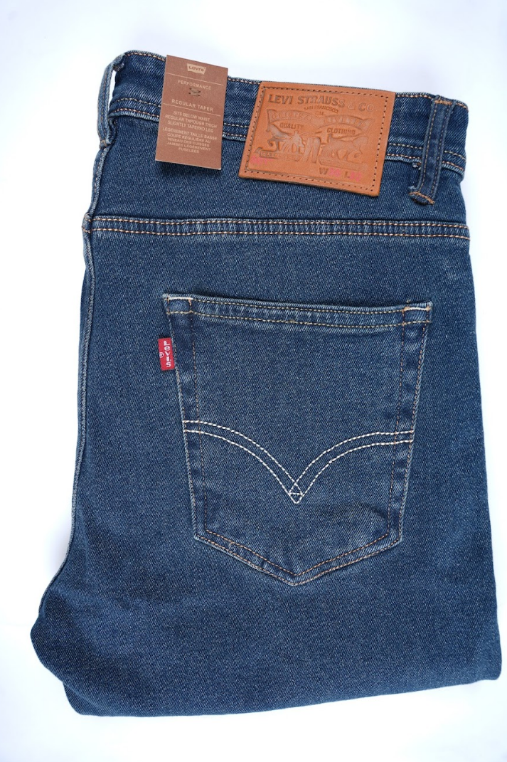 Jean Levi’s – Coupe Normale Bleu Vert (100 % Coton)