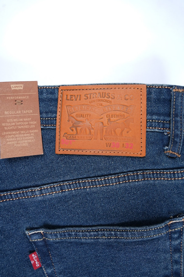 Jean Levi’s – Coupe Normale Bleu Vert (100 % Coton)