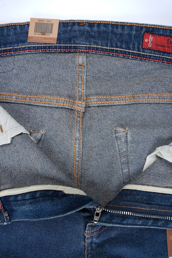 Jean Levi’s – Coupe Normale Bleu Vert (100 % Coton)