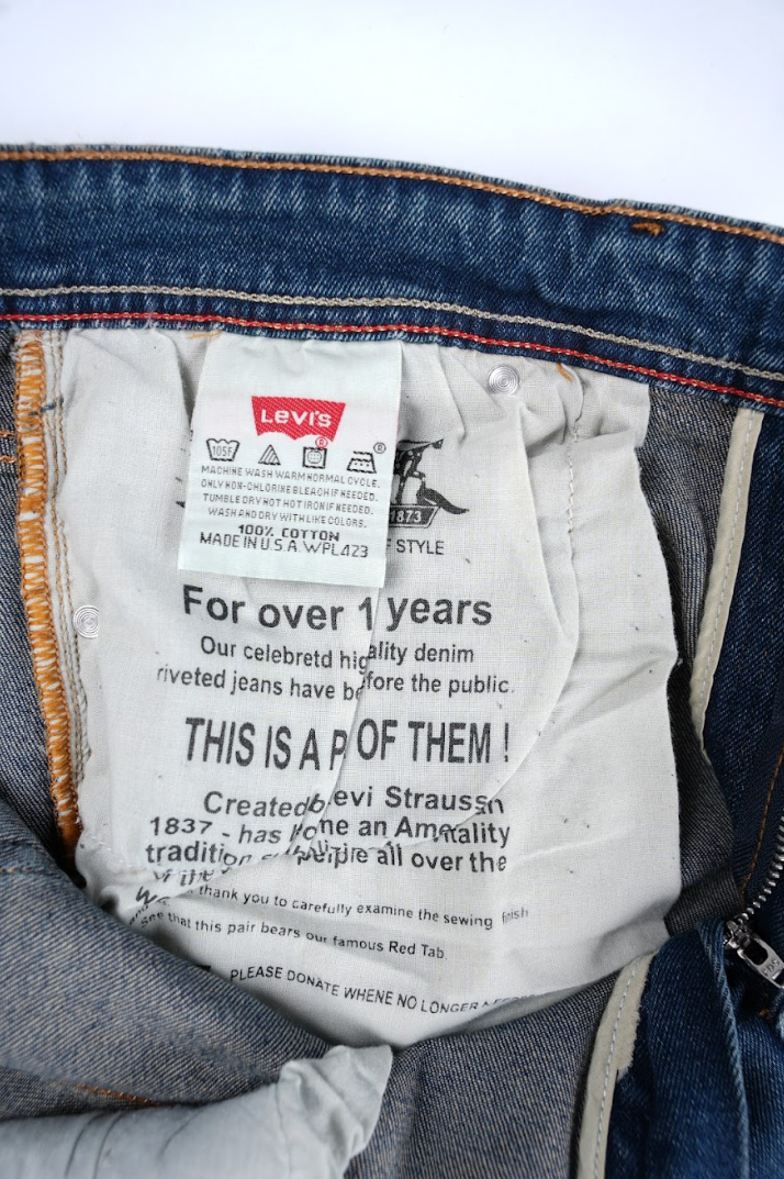 Jean Levi’s – Coupe Normale Bleu Vert (100 % Coton)