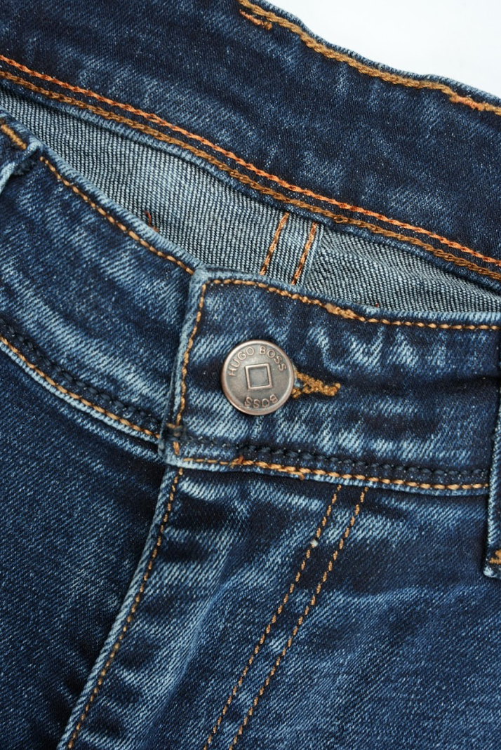 Jean BOSS Homme 100% Coton – Coupe Droite Classique & Premium