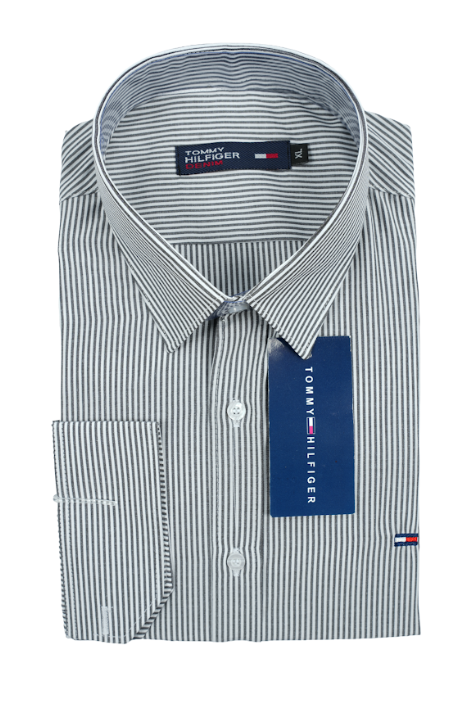 Pack Premium – 3 Chemises Tommy Rayées 100% Coton Oxford