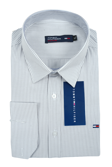Pack Premium – 3 Chemises Tommy Rayées 100% Coton Oxford