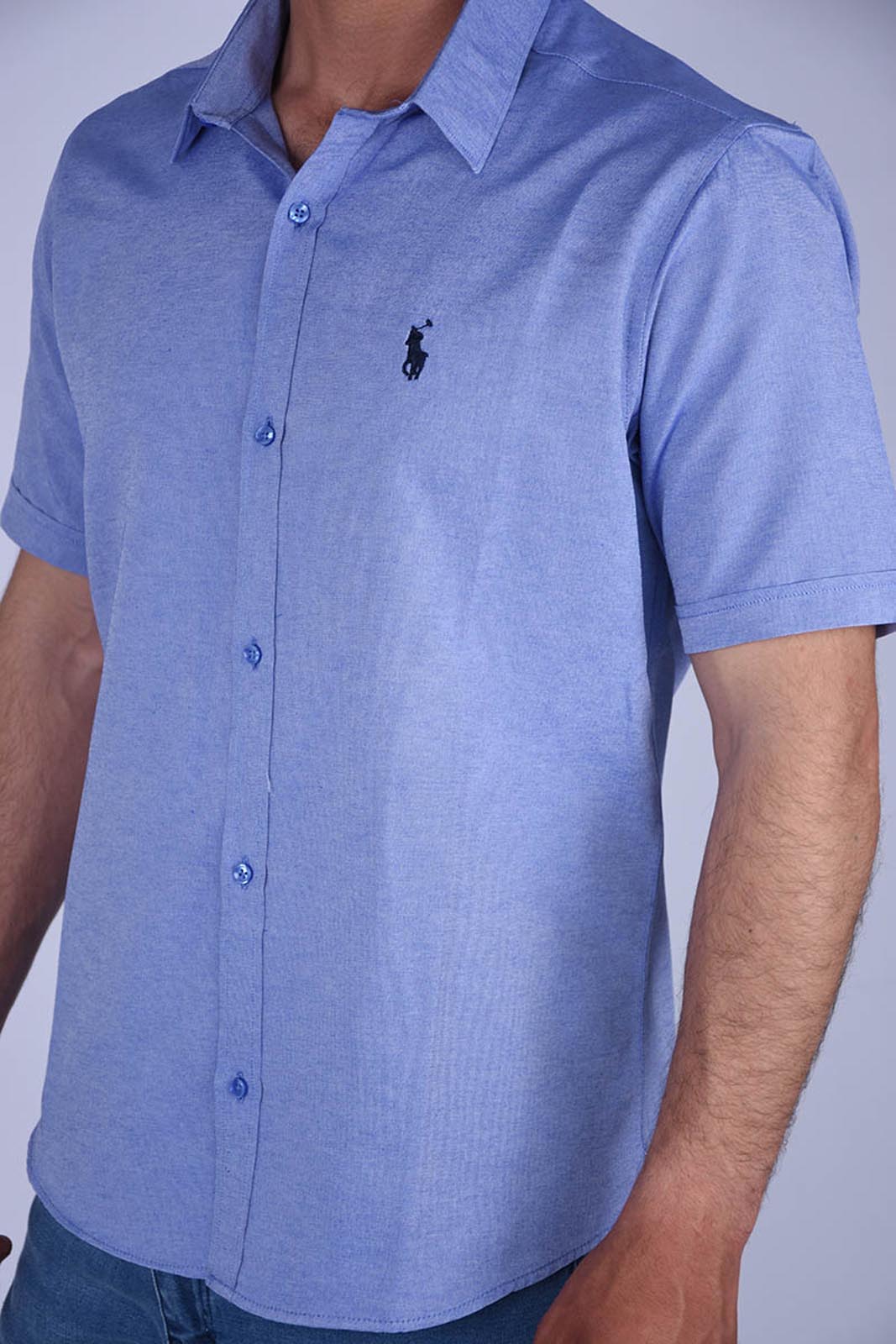 Pack 3 Chemise Homme – 100% Coton Léger – Manche Courte