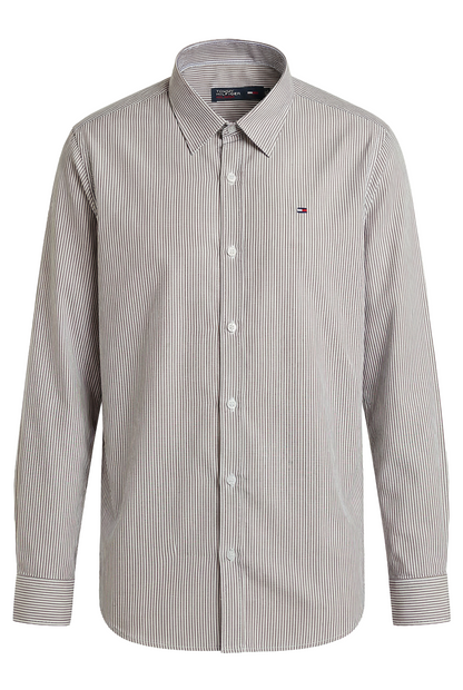 Pack Premium – 3 Chemises Tommy Rayées 100% Coton Oxford