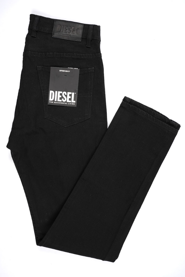 Jean Diesel Noir Profond Homme – 100% Coton