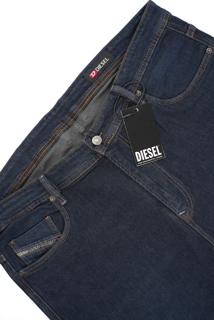 Jean Diesel Bleu Pétrole Homme – 100% Coton