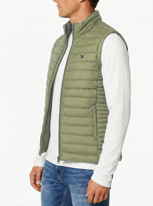 Tommy Gilet Sans Manches Homme – Doudoune Premium Chaude & Légère
