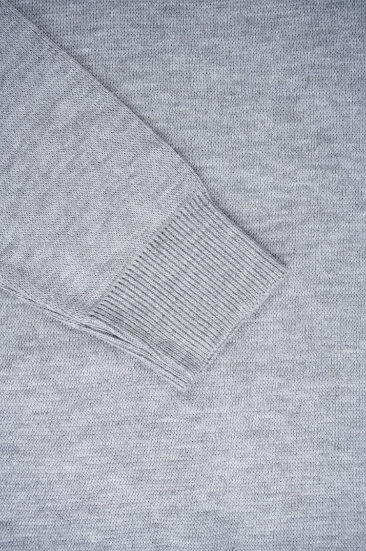 Pull Demi-Zip Tommy Hilfiger – Gris Clair