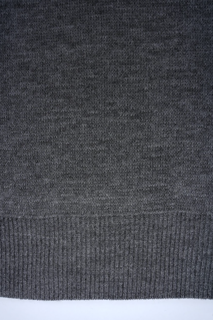 Pull Tommy Hilfiger Demi-Zip – Gris Foncé