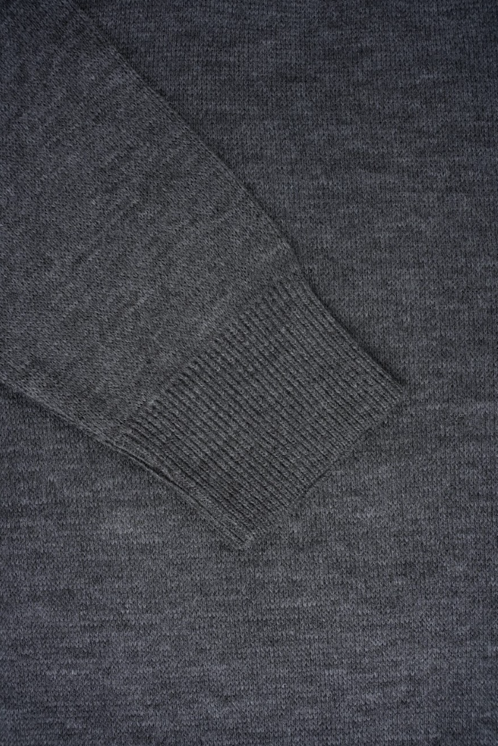 Pull Tommy Hilfiger Demi-Zip – Gris Foncé