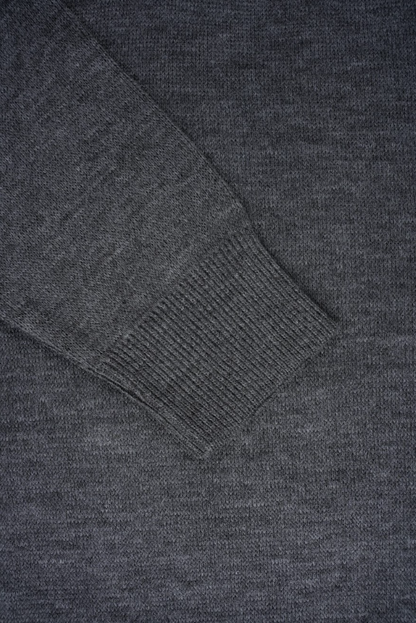 Pull Tommy Hilfiger Demi-Zip – Gris Foncé