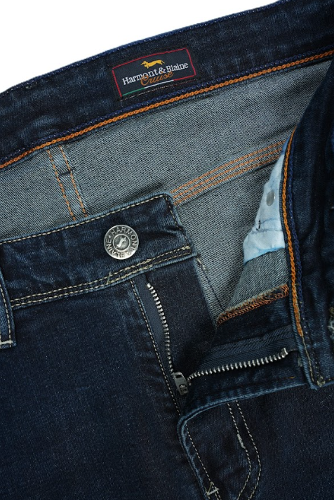 Jean Harmont & Blaine Homme – Regular Fit 100% Coton – Bleu Foncé