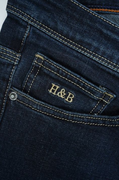 Jean Harmont & Blaine Homme – Regular Fit 100% Coton – Bleu Foncé