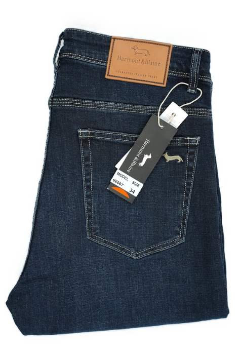 Jean Harmont & Blaine Homme – Regular Fit 100% Coton – Bleu Foncé