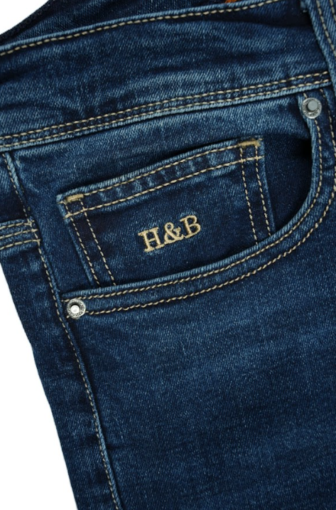 Jean Harmont & Blaine Homme – Regular Fit 100% Coton – Bleu Délavé