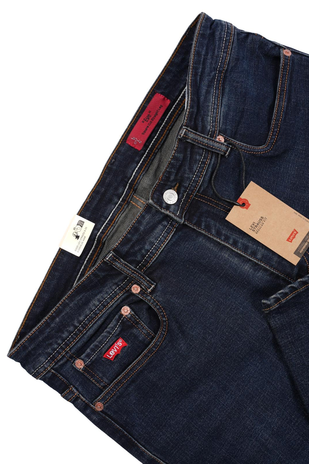 Jean Levi’s Homme – 100% Coton – Coupe Normale – Bleu Marron
