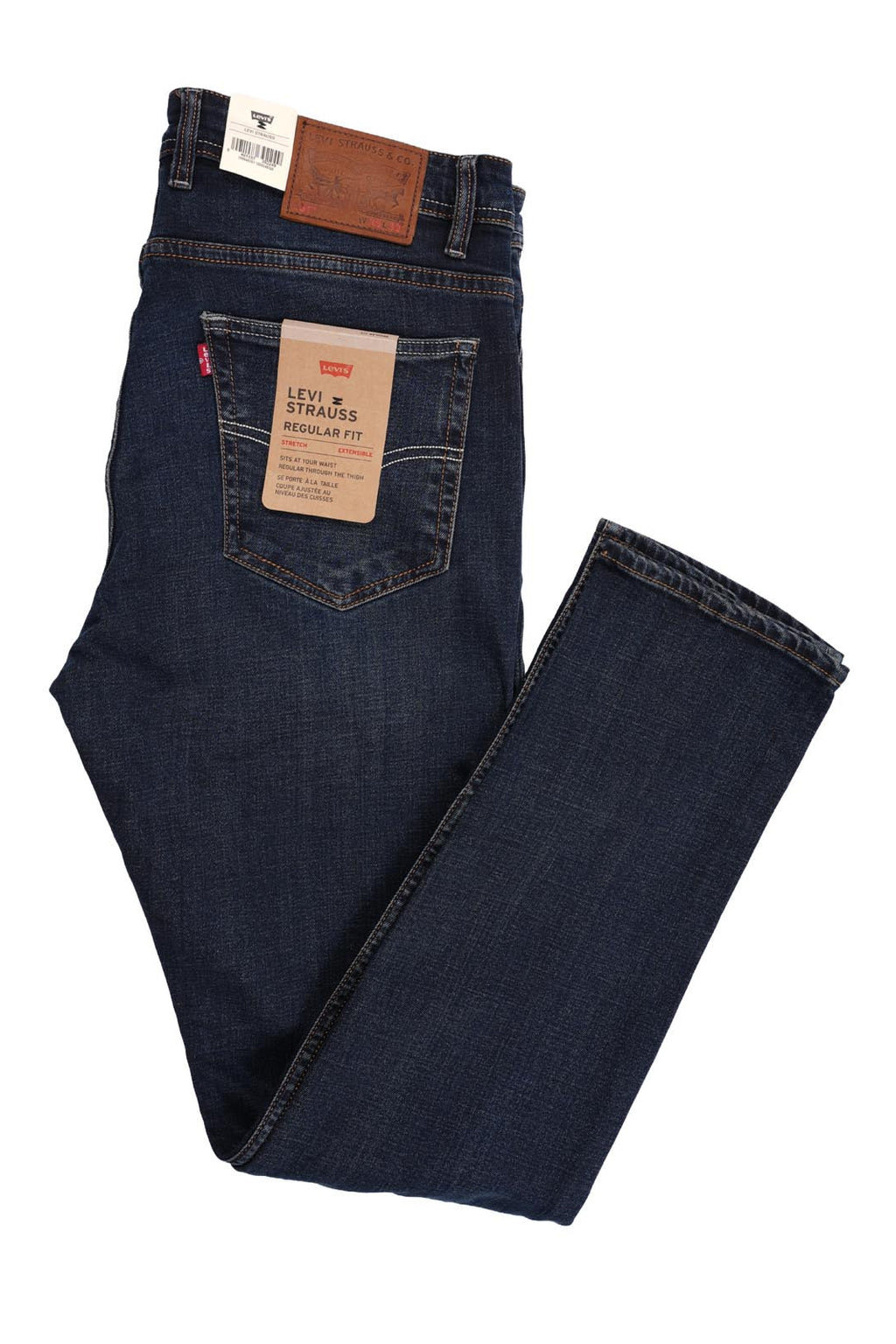 Jean Levi’s Homme – 100% Coton – Coupe Normale – Bleu Marron