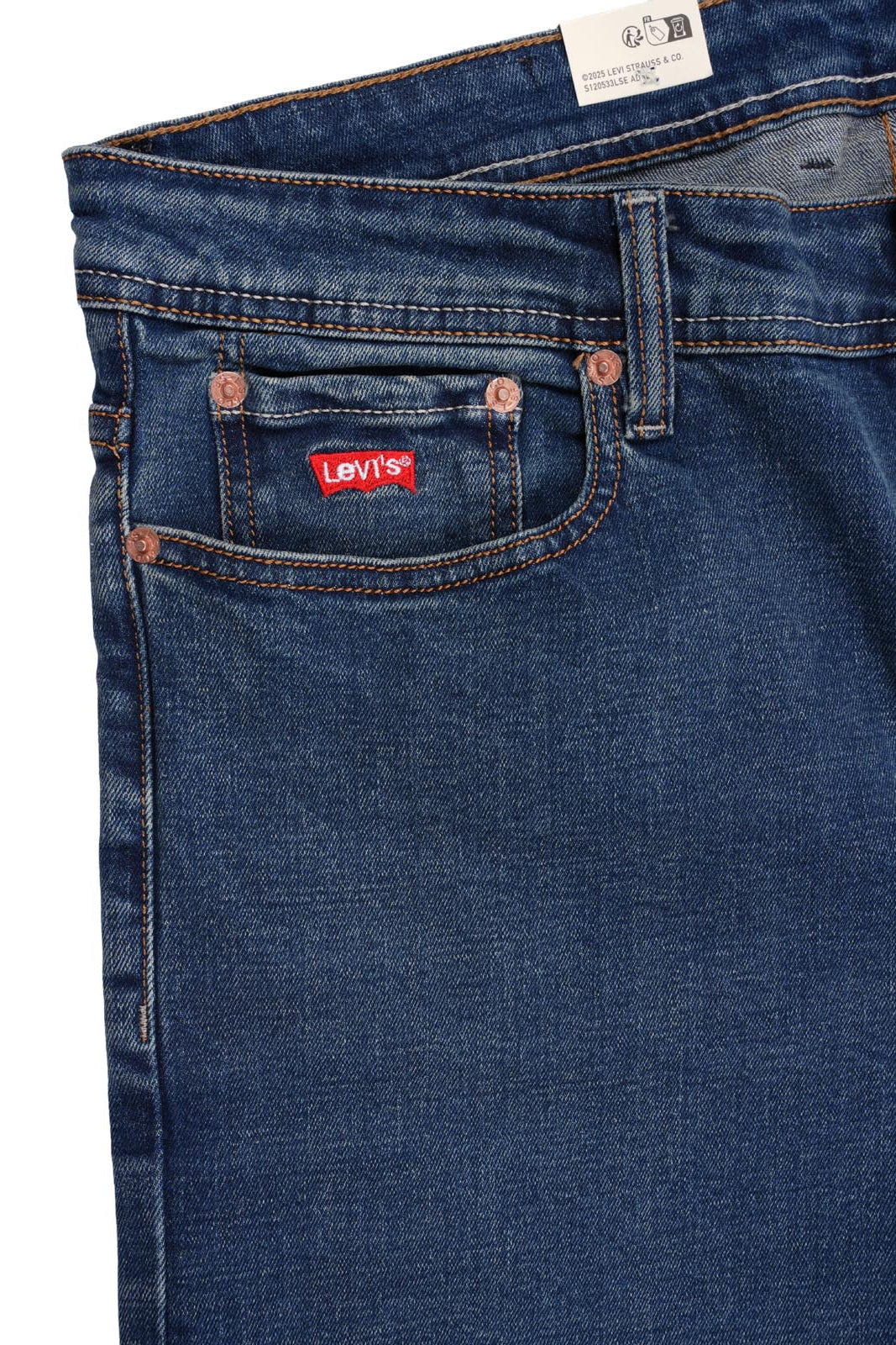 Jean Levi’s Homme – 100% Coton – Coupe Normale – Bleu Vert