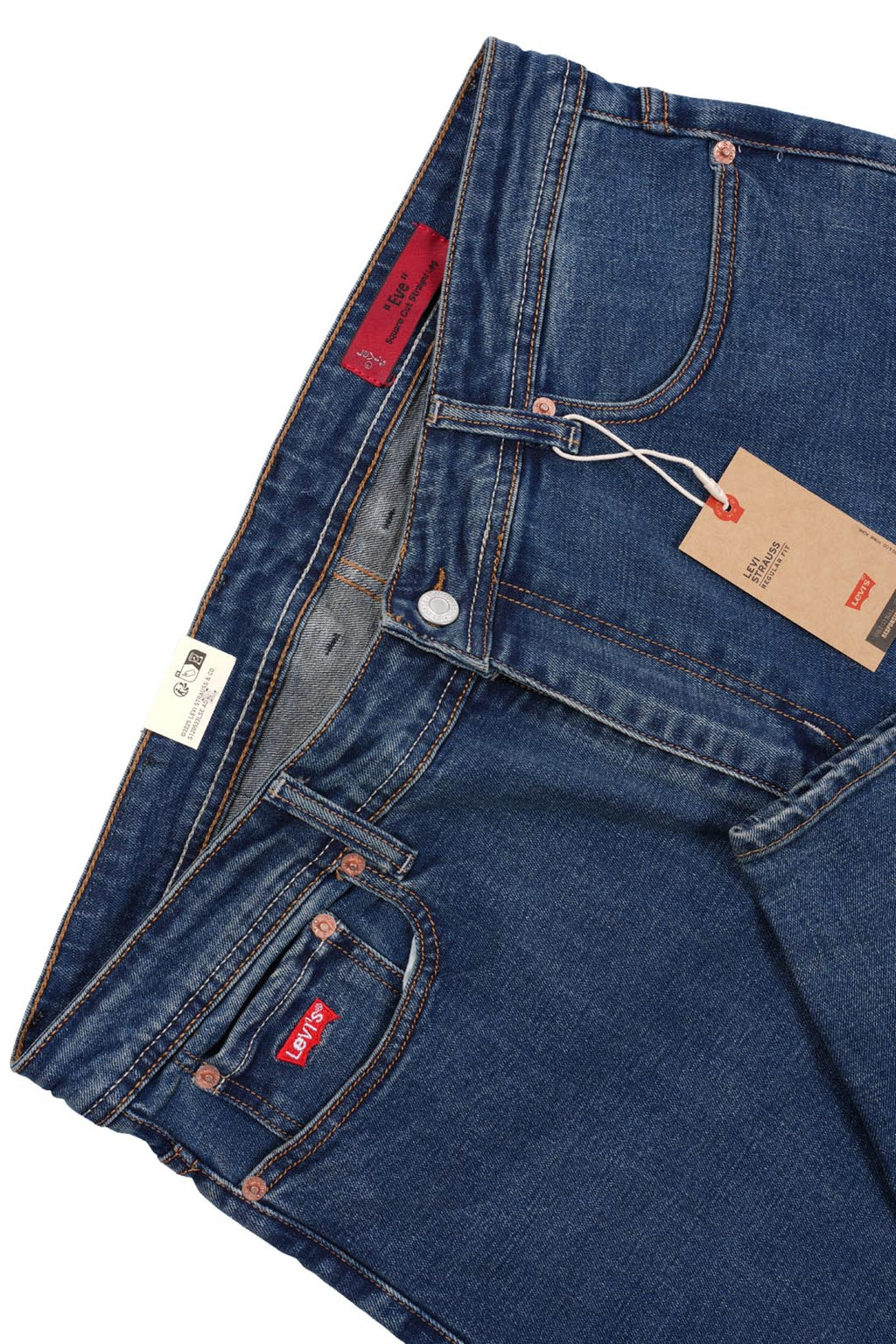Jean Levi’s Homme – 100% Coton – Coupe Normale – Bleu Vert