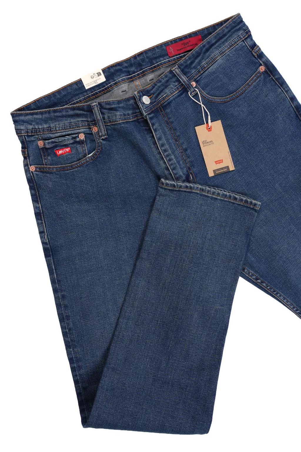 Jean Levi’s Homme – 100% Coton – Coupe Normale – Bleu Vert