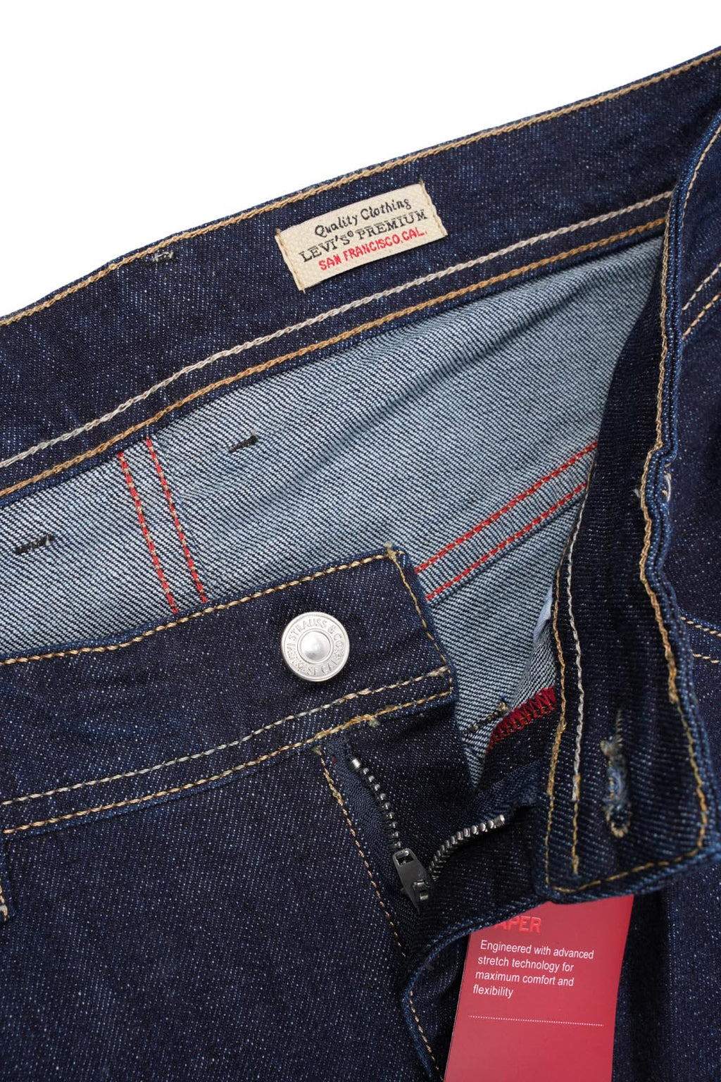 Jean Levi’s Homme – 100% Coton – Coupe Normale – Bleu Brut