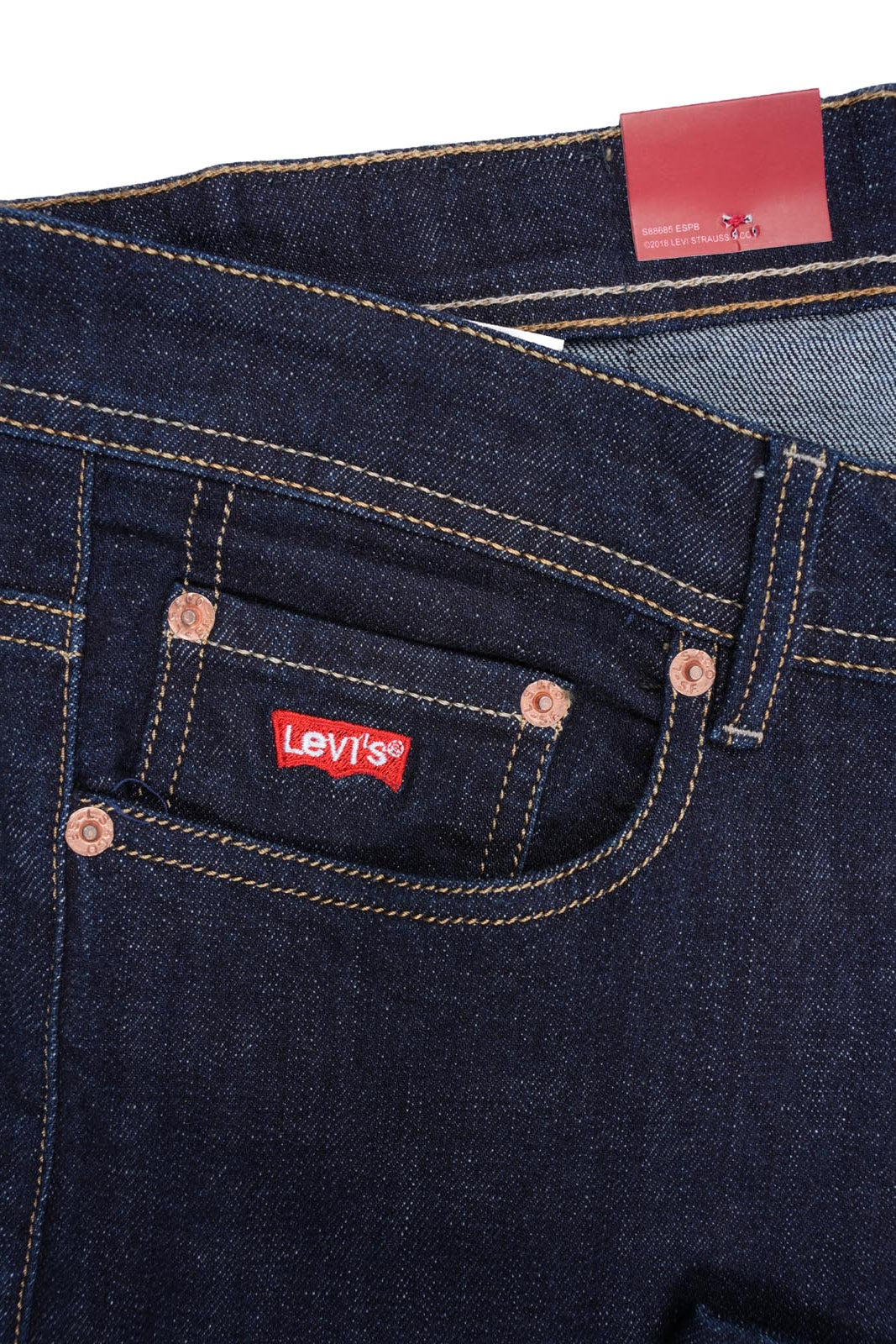 Jean Levi’s Homme – 100% Coton – Coupe Normale – Bleu Brut