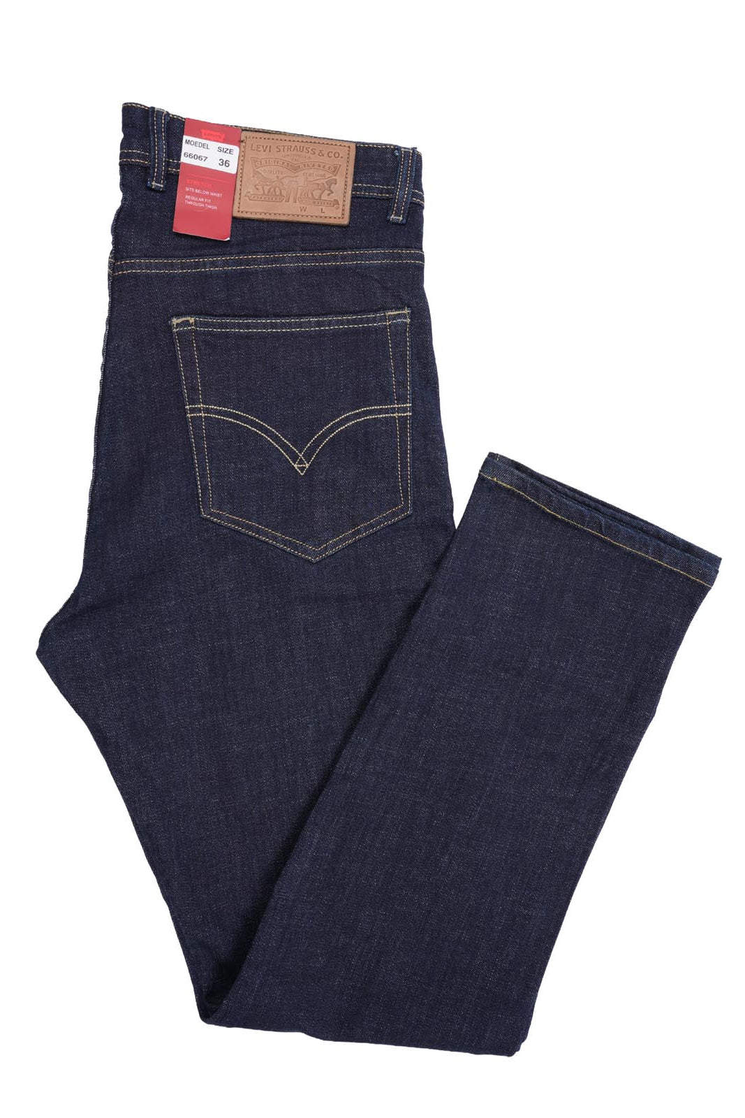 Jean Levi’s Homme – 100% Coton – Coupe Normale – Bleu Brut