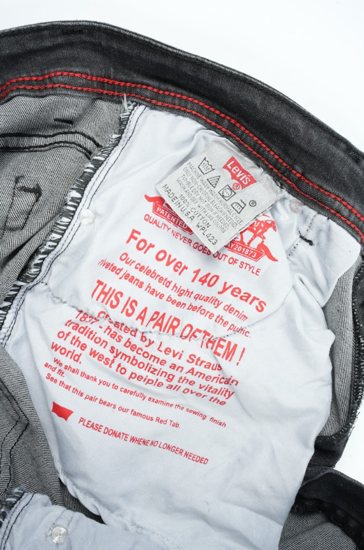 Jean Levi’s Homme Regular Fit – 100% Coton – Coupe Droite Classique