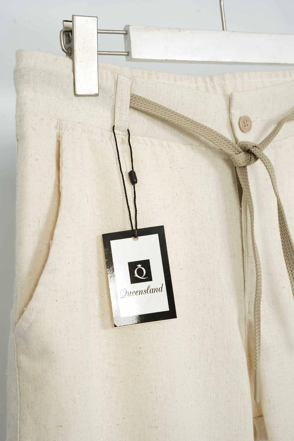 Pantalon Massimo Dutti Homme – 100% Lin – Beige – Old Money Été Premium