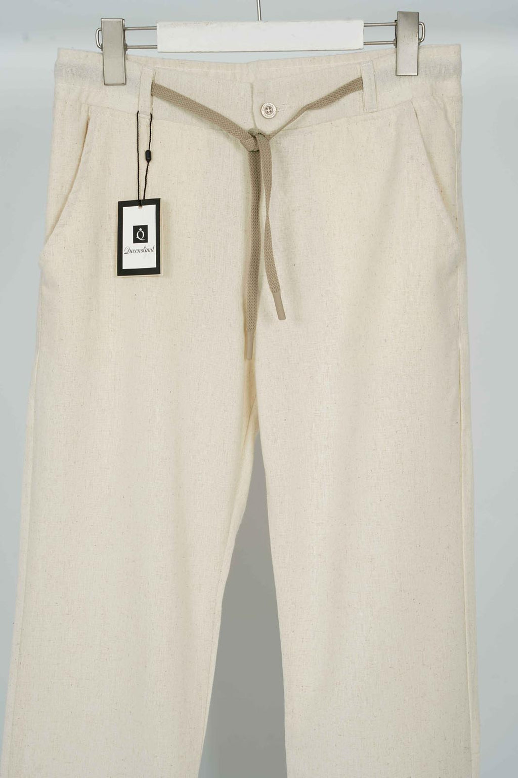 Pantalon Massimo Dutti Homme – 100% Lin – Beige – Old Money Été Premium