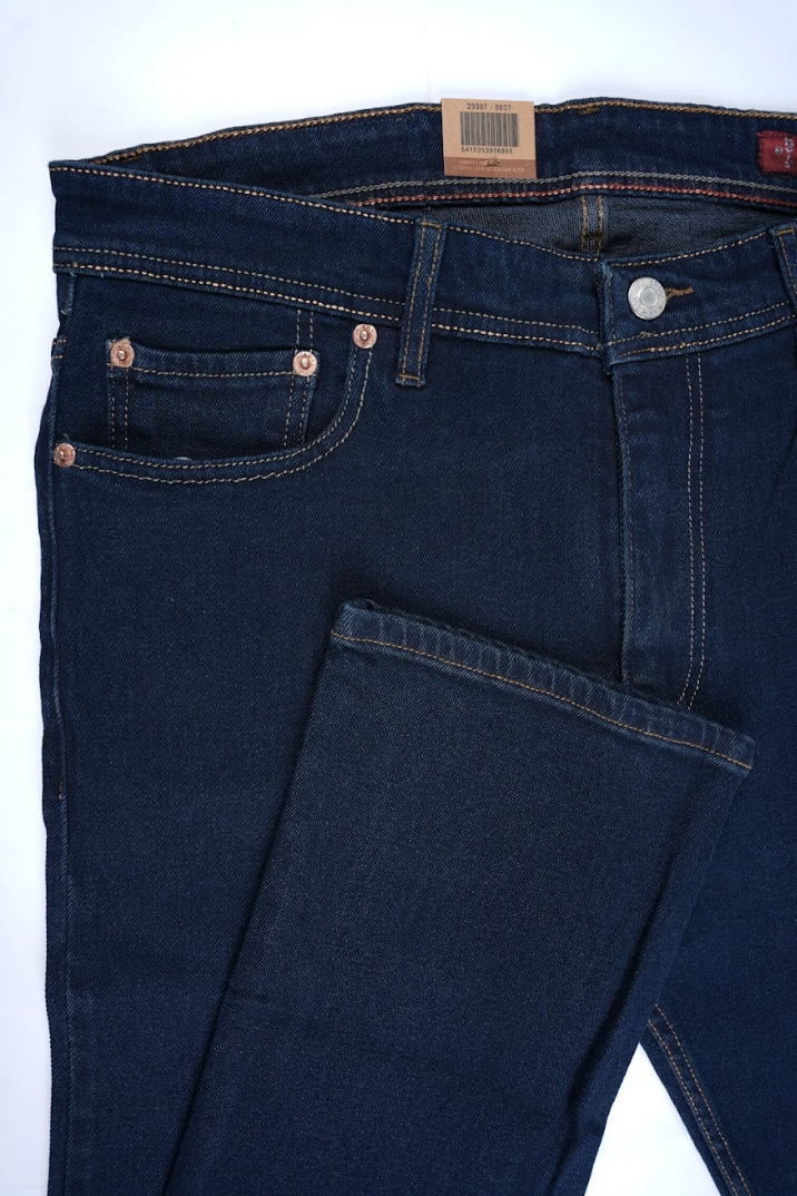 Jean Levi Bleu Pétrole – Coupe Normale 100 % Coton