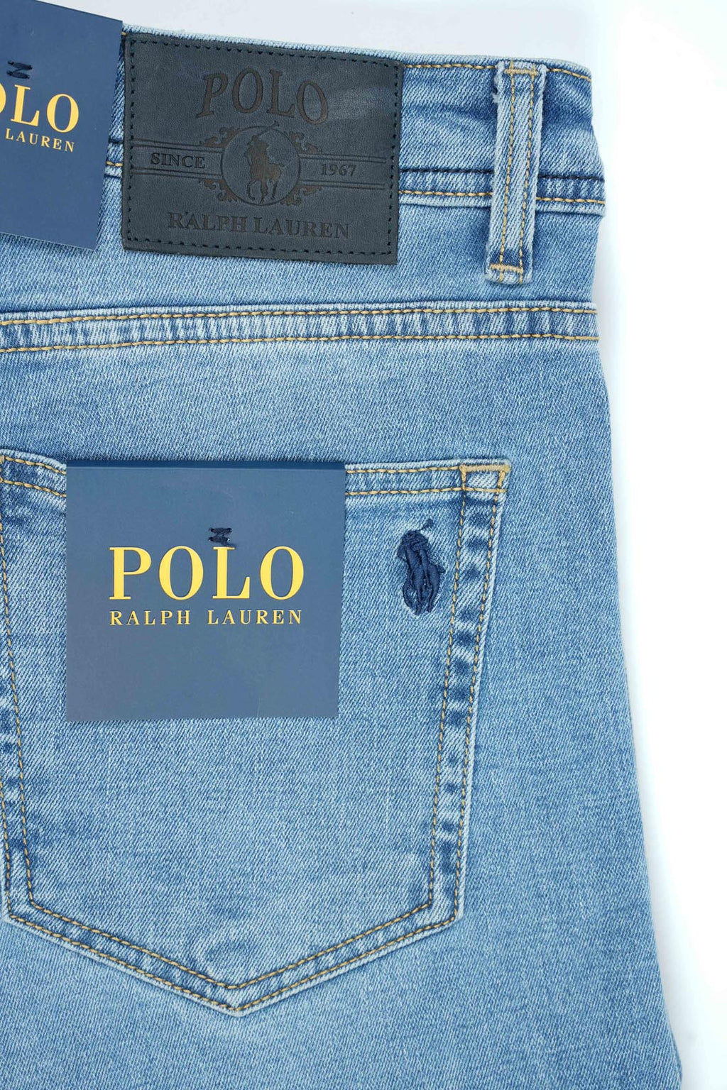 Jean Polo Homme – 100% Coton – Coupe Droite – Bleu Sable, Bleu Vert & Bleu Clair