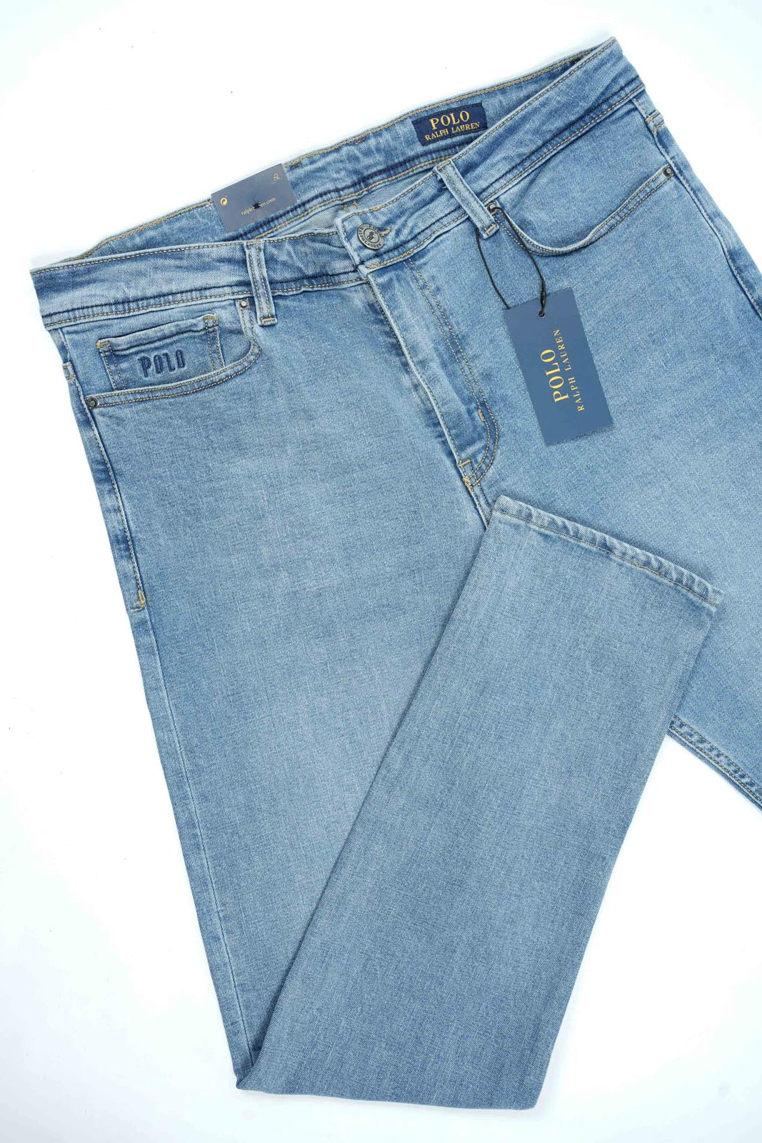 Jean Polo Homme – 100% Coton – Coupe Droite – Bleu Sable, Bleu Vert & Bleu Clair
