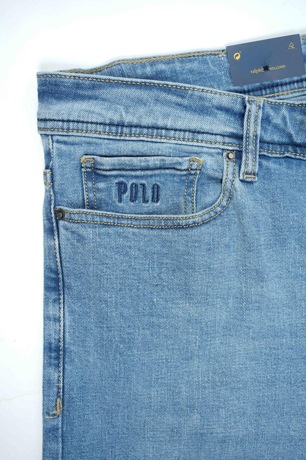 Jean Polo Homme – 100% Coton – Coupe Droite – Bleu Sable, Bleu Vert & Bleu Clair
