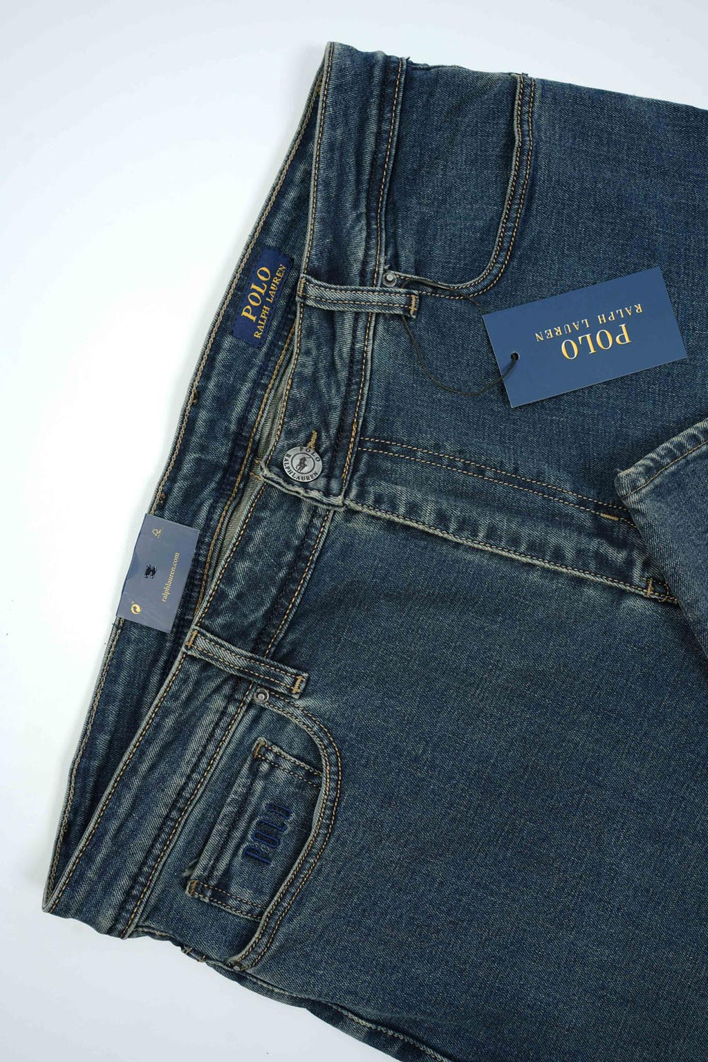 Jean Polo Homme – 100% Coton – Coupe Droite – Bleu Sable, Bleu Vert & Bleu Clair