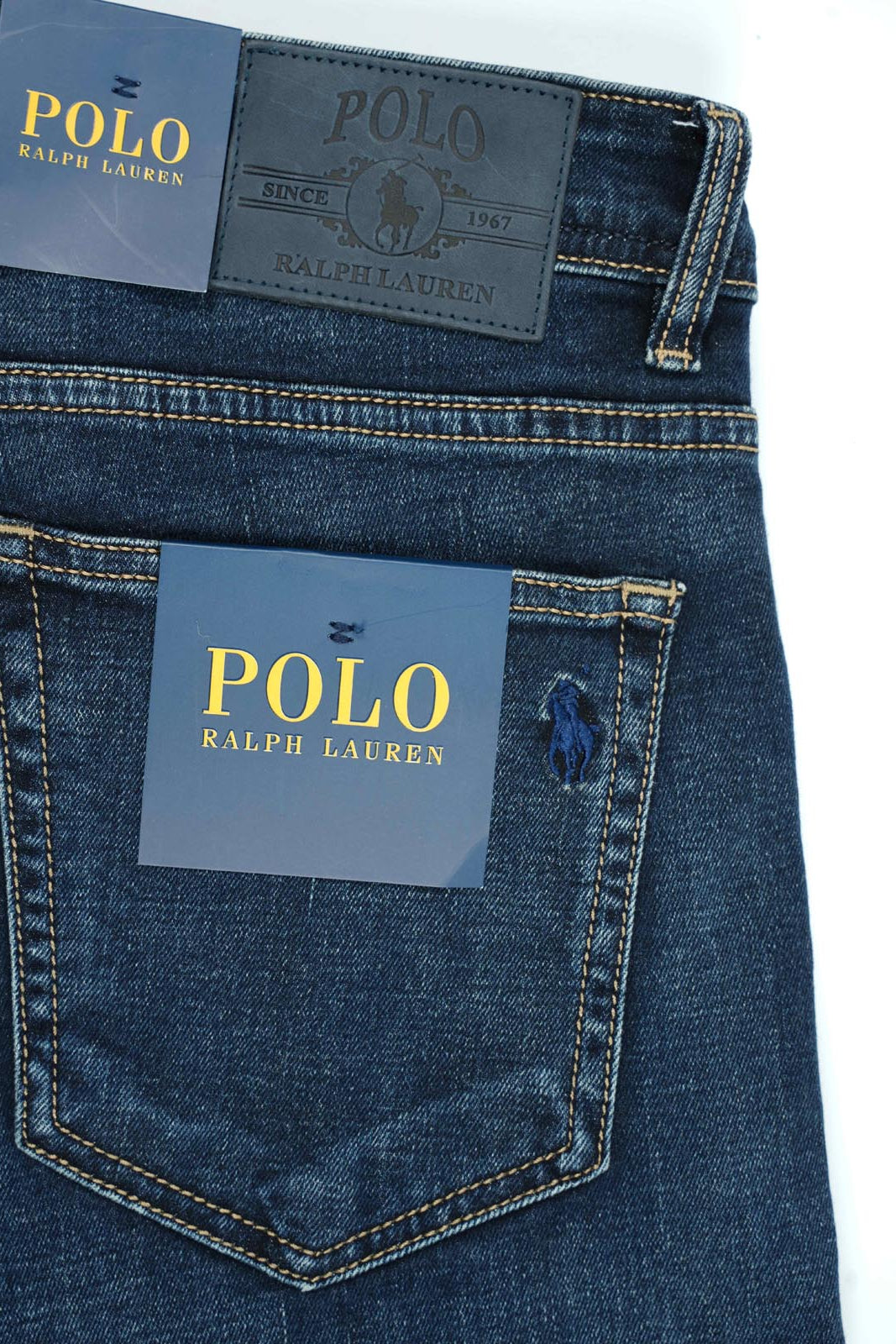 Jean Polo Homme – 100% Coton – Coupe Droite – Bleu Sable, Bleu Vert & Bleu Clair