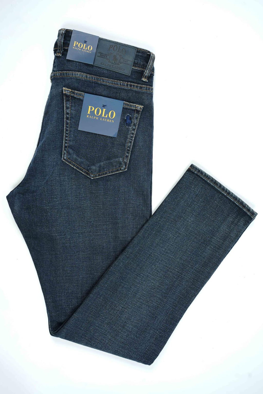 Jean Polo Homme – 100% Coton – Coupe Droite – Bleu Sable, Bleu Vert & Bleu Clair